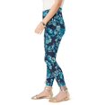 thumbnail image 4 of Roaman's Women's Plus Size Side Tie Ruched Capri, 4 of 4
