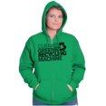 thumbnail image 3 of Save Planet Go Green Love Earth Day Zip Up Hoodie Men's Women's Brisco Brands 4X, 3 of 6