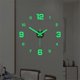 thumbnail image 5 of Large Wall Clock 3D Luminous Frameless Wall Clocks Digital Clock Wall Stickers Silent Clock for Home Living Room, 5 of 5