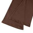 thumbnail image 4 of Arlun Women's Stretch High Waisted Yoga Pants Flare Bootcut Leggings Lightweight Comfort Breathable Trousers with Pockets Solid Color Casual Pants for Sports and Fitness Brown L, 4 of 7