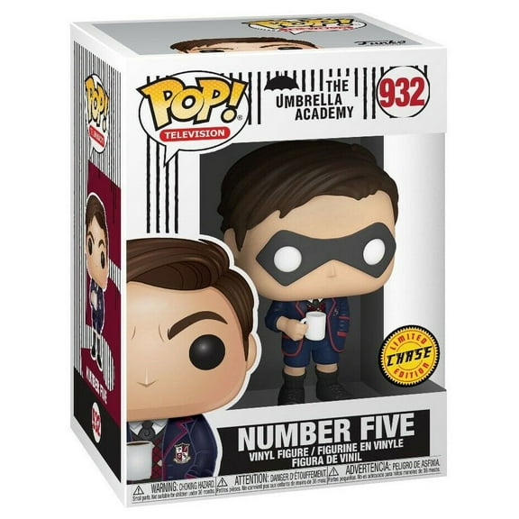 Funko POP! Television - Umbrella Academy Vinyl Figure - NUMBER FIVE (Masked) #932 *CHASE*