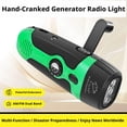 thumbnail image 2 of Emergency Hand Crank Radio with LED Flashlight for Camping,Survival Hand Crank AM/FM Emergency Weather Radio,Rechargeable USB Phone Charger, SOS Alarm,LED Bright Flashlight,for Outdoor Camping,Hiking, 2 of 8