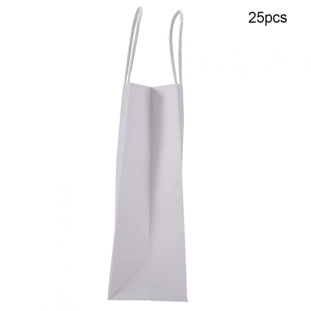 Bolsa de papel kraft con asa, 25 unidades, bolsa de regalo, bolsa de papel kraft para dulces, diseñada a medida