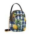 thumbnail image 7 of FORMRS Crossbody Bag for Women Quilted Travel Shoulder Cell Phone Purse with Chain Strap Handbag, Cartoon Beige Lemon, 7 of 7