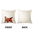 thumbnail image 3 of WIRESTER 18x18 inch Square Decorative Throw Sofa Pillow Cases, Red Fox, 3 of 7