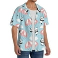 thumbnail image 2 of Kdxio Men'S Hawaiian Shirt For Men Short Sleeve Shirt Cute Panda Flying In The Sky Summer Casual Holiday Beach Button Down T-Shirts, 2 of 5