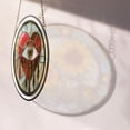 thumbnail image 4 of Customized Mosaic Red Heart Crying Eye Stained Glass Window Hanging Sun Catcher Halloween Haning Ornament Decoration Christmas Birthday Gifts for Lover Friends Mother Day, Stained, 4 of 6