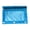 Blue, variant on Cute Pencil Pouch, Three-hole Cloth Pencil Case Dan Layer Mesh Large Capacity Zipper