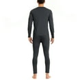 thumbnail image 6 of American Trends Soft Mens Long Johns Thermal Underwear Two Piece Thermal Underwear Set for Men Dark Grey XL, 6 of 6