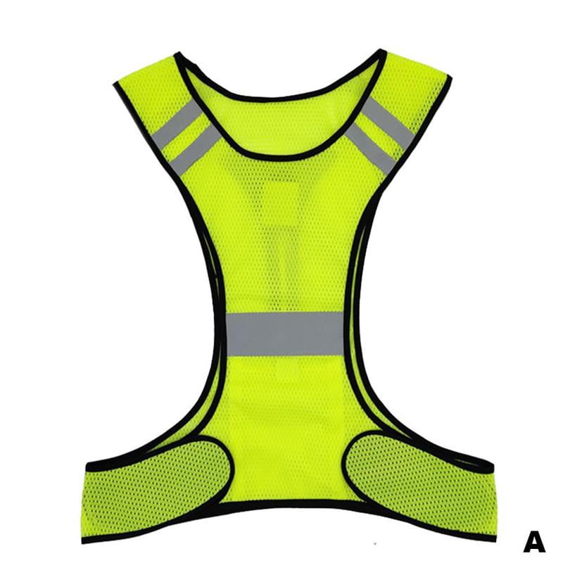 Details about   High Visibility Night Safety Vest Outdoor Sports Breathable Mesh Reflective T7E5 