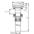 thumbnail image 2 of ALFI brand AB9055-PC Polished Chrome Pop Up Drain for Bathroom Sink without Overflow, 2 of 9