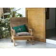 thumbnail image 3 of Simply Daisy, 14" x 20" Compass Green Decorative Nautical Outdoor Pillow, 3 of 3