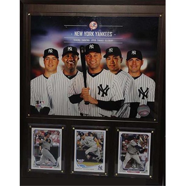 CandICollectables 1215NYY14 MLB Plaque de l'Équipe New York Yankees 2014