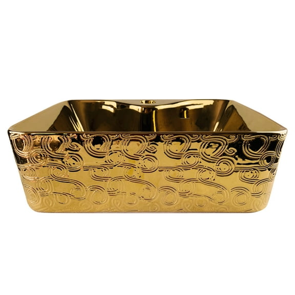Emperador Golden Vessel Sink
