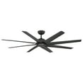 thumbnail image 2 of WAC Lighting Roboto XL Indoor Outdoor 8-Blade Smart Ceiling Fan 70in with Remote Control - 70 Matte Black, 2 of 5