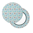 thumbnail image 3 of Round Bar Stool Seat Covers, Owl Elastic Round Chair Cover Stool Seat Slipcover Bar Stool Cushions Round Pad for 12-14 inch, 3 of 7