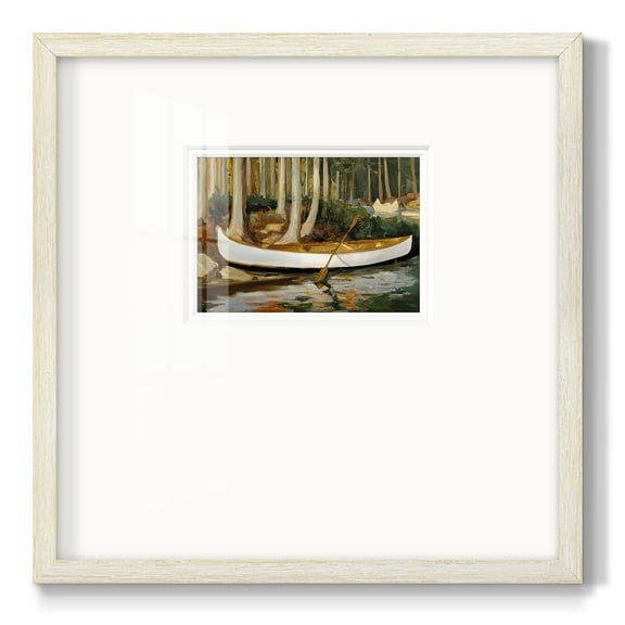 Golden CanoePremium Framed Print
