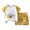 Brown, variant on Gubotare Toddler Boy Summer Outfits Toddler Baby Boy Summer Clothes Letter Graphic Short Sleeve Shirt T-Shirt Tops Casual Shorts Outfit Set 4T 5T (Light Yellow,4-5 Years)