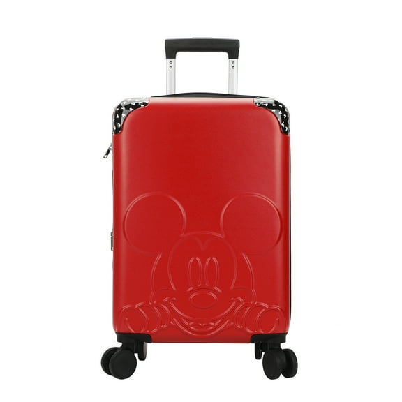 Disney Mickey Mouse Red 20" Adult Hardside Rolling Luggage