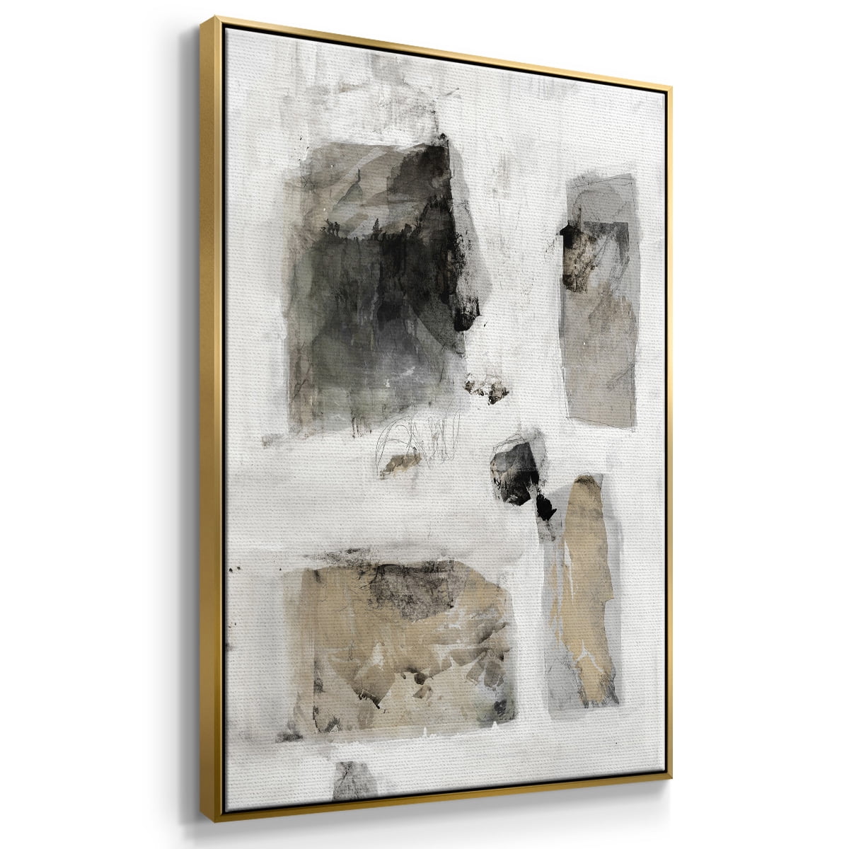 A Simple Love I V30 Framed Premium Gallery Wrapped Canvas - Ready to Hang - 17 x 25 - Gold Floating Frame