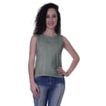 thumbnail image 1 of Moomaya Blouse Sans Manches Unie pour Femmes, Tunique Décontractée d'Été, 1 of 6