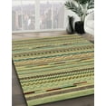 thumbnail image 3 of Ahgly Company Machine Washable Indoor Rectangle Abstract Avocado Green Area Rugs, 2' x 3', 3 of 7