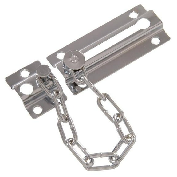 Carded - Door Chain, Satin Chrome