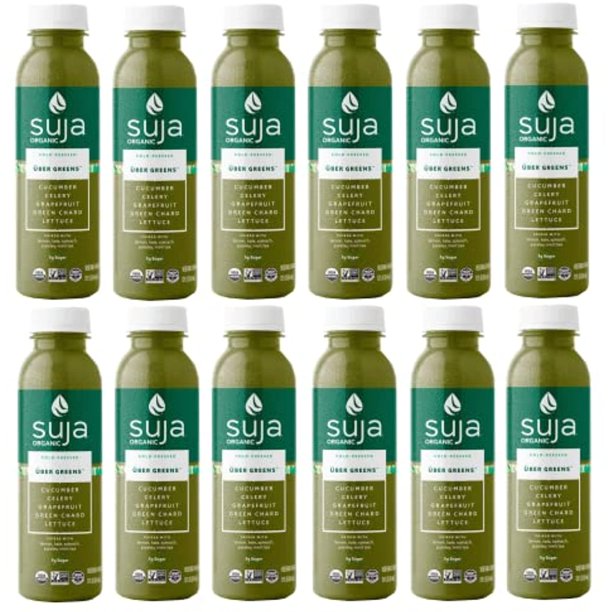 Suja Uber Greens Organic Vegan Fruit & Vegetable Juice Drink Gluten