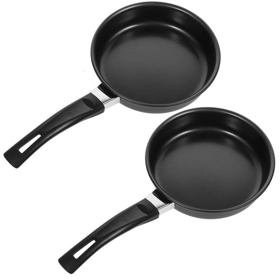 Raindrops 2Pcs Nonstick Pancake Small Frying for Breakfast and Everyday Cooking 14In Diameter