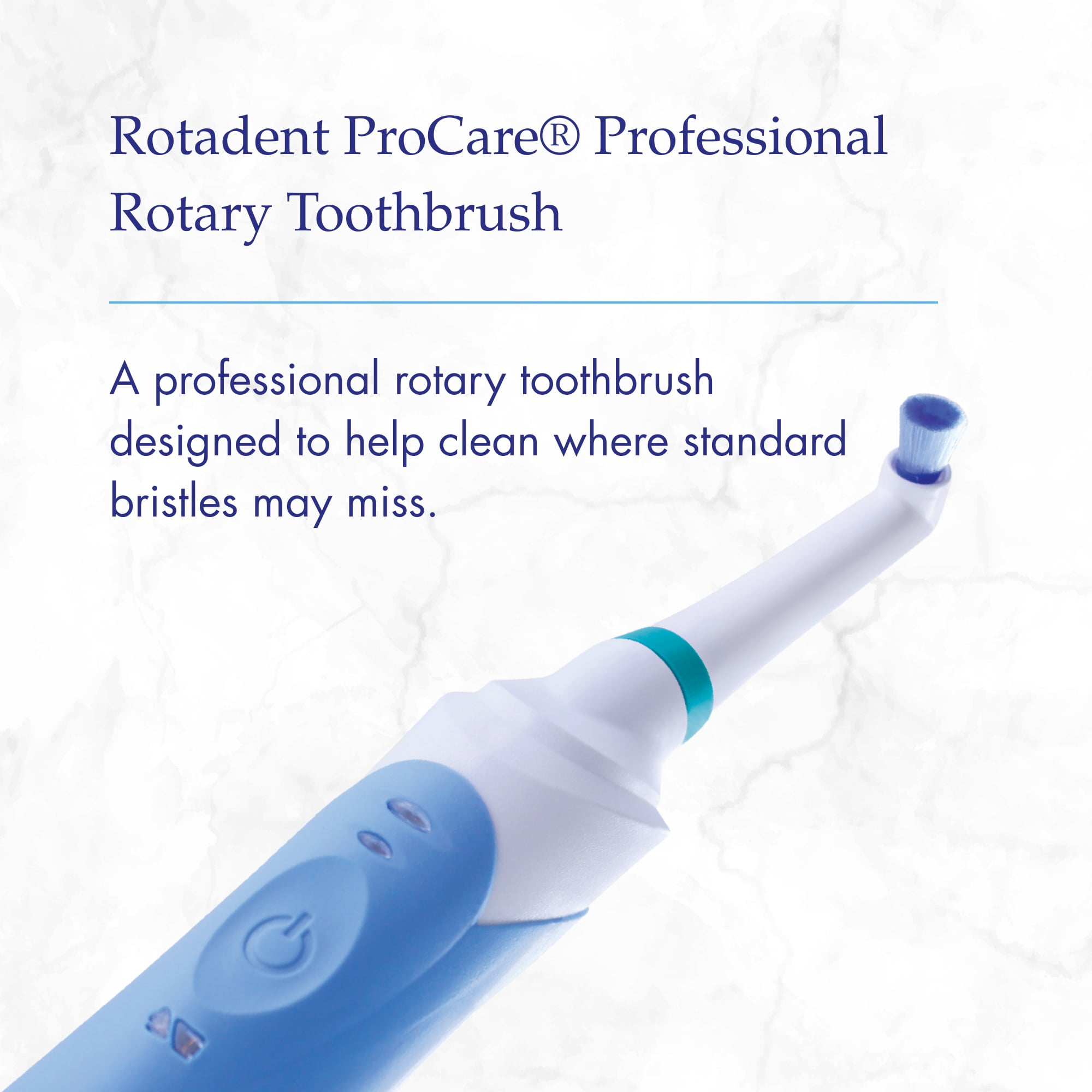 Rotadent ProCare Professional Electric Rotary Toothbrush Includes 1 Year Warranty