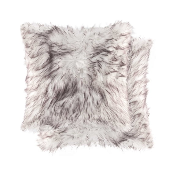 18" X 18" X 5" Gradient Chocolate Faux Pillow 2 Pack