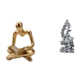 thumbnail image 1 of Escultura De Pensador Abstracto Creativo, Figura Artesanal Para Sala De Estar, Oficina, Dormitorio, Decoración, Colección Budista Feng Shui, Regalos Kuanyin, 1 of 8