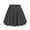 Black, variant on Fesfesfes Summer Skirts for Women Casual Solid High Waist Short Swing Skirt