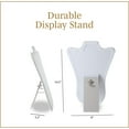 thumbnail image 5 of Novel Box 6 Pack Black/White Necklace/Pendant Foldable Display Stands 14.5x9 Inches with Easel Stand, 5 of 9