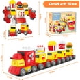 thumbnail image 3 of Niulife Transformer Robot Toys for Kids, Take Apart Building Blocks Preschool Educational Toys Set, Christmas Birthday Gifts for Kids Boys Girls 3 4 5 6 Years Old, 3 of 9