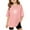 Pink, variant on Gaexia Girls Short Sleeve Crewneck T-Shirt Blouse Tops Baggy Teen Back To School Clothes Festival Casual Summer Tops School Uniform,Light Purple