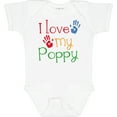 thumbnail image 3 of Inktastic Poppy Grandkids Handprints Boys or Girls Baby Bodysuit, 3 of 5