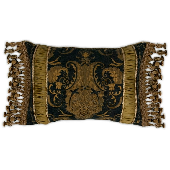 Sherry Kline  China Art Black Boudoir Pillow