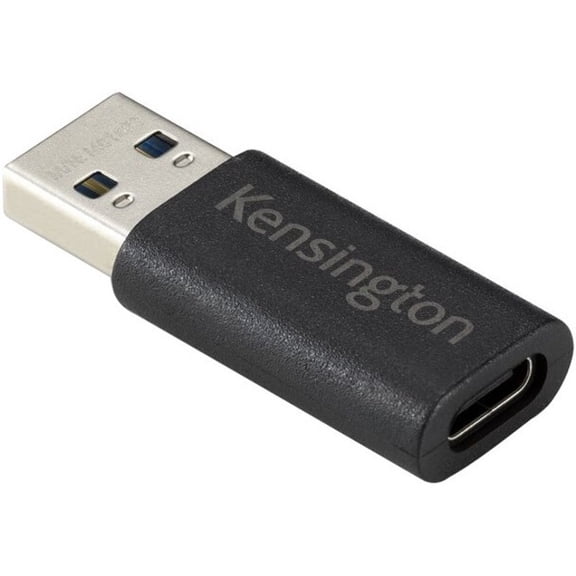 Kensington CA1020 USB-A to USB-C M/F Adapter USB Type A - Male - 1 x USB4 Type C Female - Black