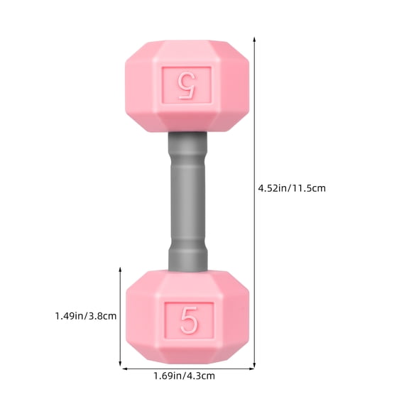 OUNONA 2-Pack Mini Silicone Dumbbells for Kids and Toddlers, Hand Weights for Home Workouts, Fitness Barbell Set, Fun Exercise Toys for Children