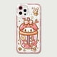 thumbnail image 4 of Bonita funda de teléfono Sanrio Kuromi Cinnamoroll para IPhone 15 Pro Max 14 11 12 13 Mini XR XS 7 8 6 6S Plus SE 2020 2022, cubierta transparente, 4 of 5