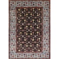 thumbnail image 1 of Ahgly Company Indoor Rectangle Mid-Century Modern Red Oriental Area Rugs, 6' x 9', 1 of 6