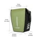 thumbnail image 4 of Bolsa de asiento trasero 18L Hebilla ajustable Accesorios de bicicleta impermeables Verde, 4 of 8