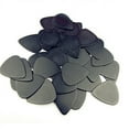 thumbnail image 3 of Pebbuoy 10Pcs  Musical Accessories Black Celluloid 0.5mm Guitar Picks Plectrums, 3 of 5