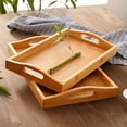 thumbnail image 6 of Rectangular Bamboo Tea Tray Solid Wood Home Kung Fu Tea Set, 6 of 6
