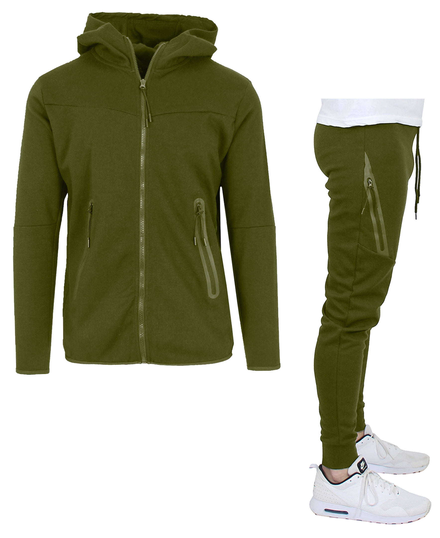 Slim Fitting Hoodie \u0026 Jogger Tech Set 