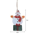 thumbnail image 5 of harmtty Xmax Christmas Ornaments Retro Painted Colorful Santa Claus Elk Snowman Pendants for Tree Decoration Kid Gifts A, 5 of 7