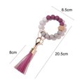 thumbnail image 2 of Dinheiro Pulsera de cuentas de silicona, colgante de llavero, 2 of 5