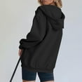 thumbnail image 6 of jtjvou Womens Zip Up Hoodies Oversized Sweatshirts Fall School Fashion Outfits Casual Jackets 2025 Winter Clothes Black L, 6 of 9
