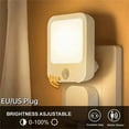 thumbnail image 3 of Motion Sensor LED Night Lights EU Plug Dimmable Cabinet Light for Baby Bedside Bedroom Corridor Wireless Night Lamp Lighting, 3 of 11
